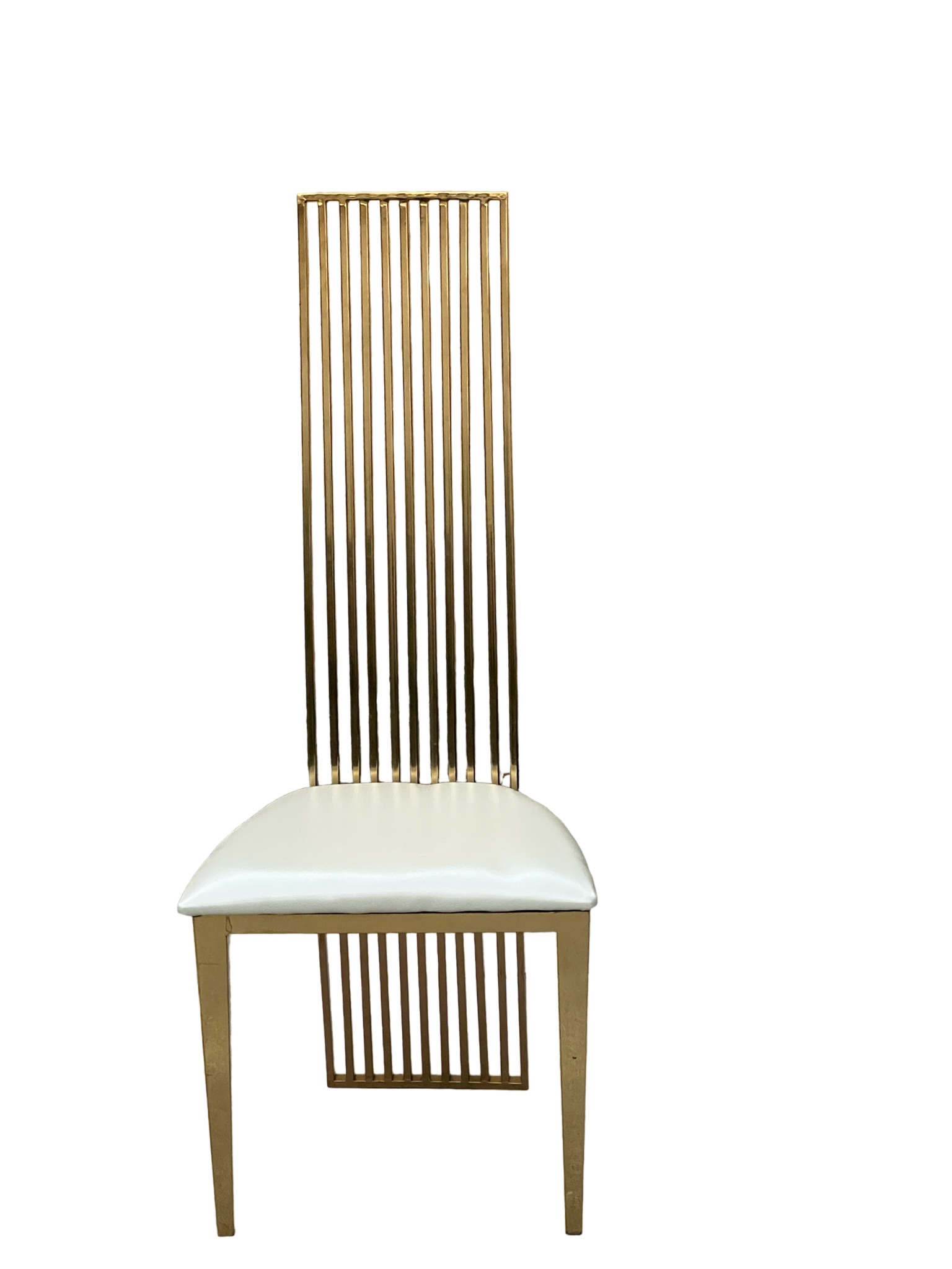 White Lux High Back Chairs