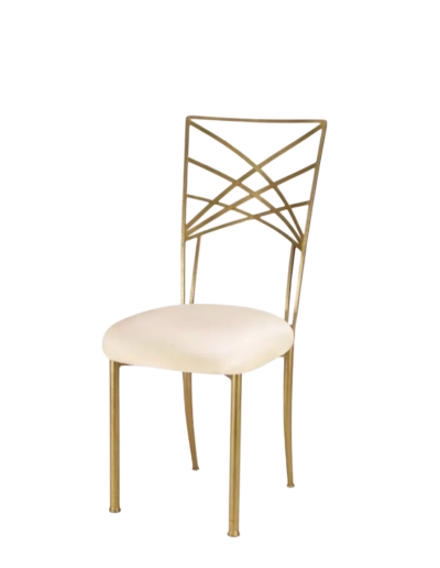 Soraya Luxe gold dining chair rental for weddings and events in Orlando