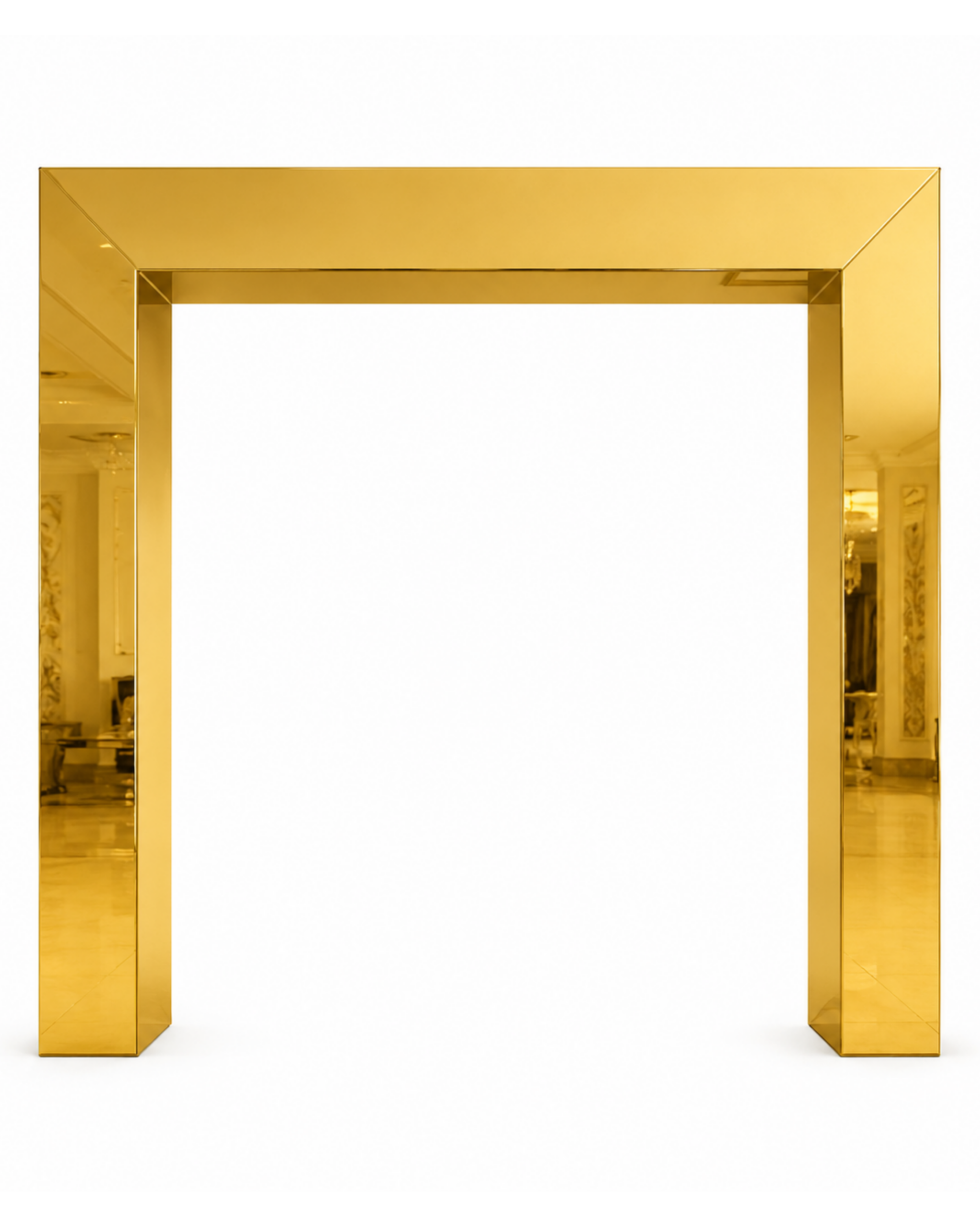 Luxe mirror arch rental by BLux