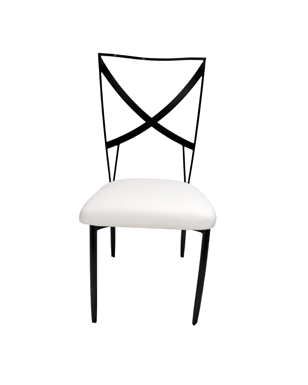 Onyx Luna black ceremony chair rental by BLux in Orlando