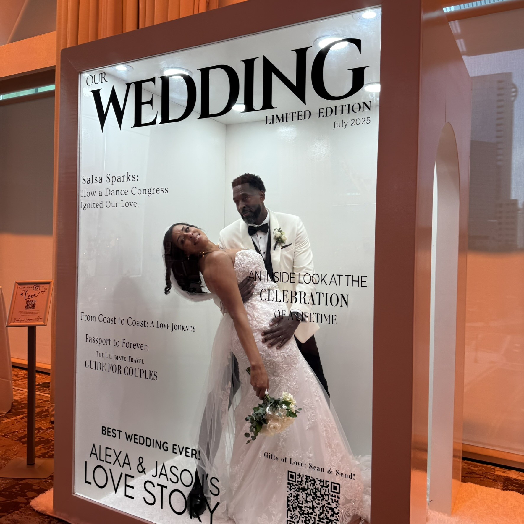 Custom BLux wedding photo experience in Orlando